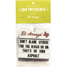Austin & Texas Ur Own Asphalt Car Freshener