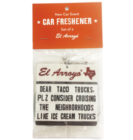 Austin & Texas Dear Taco Trucks Car Freshener