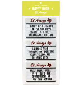 Austin & Texas Happy Hour Magnet Set