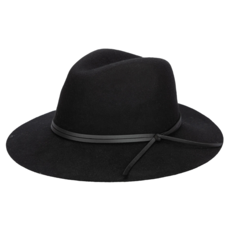 Sale sale-Wool Felt Fedora Camel Black