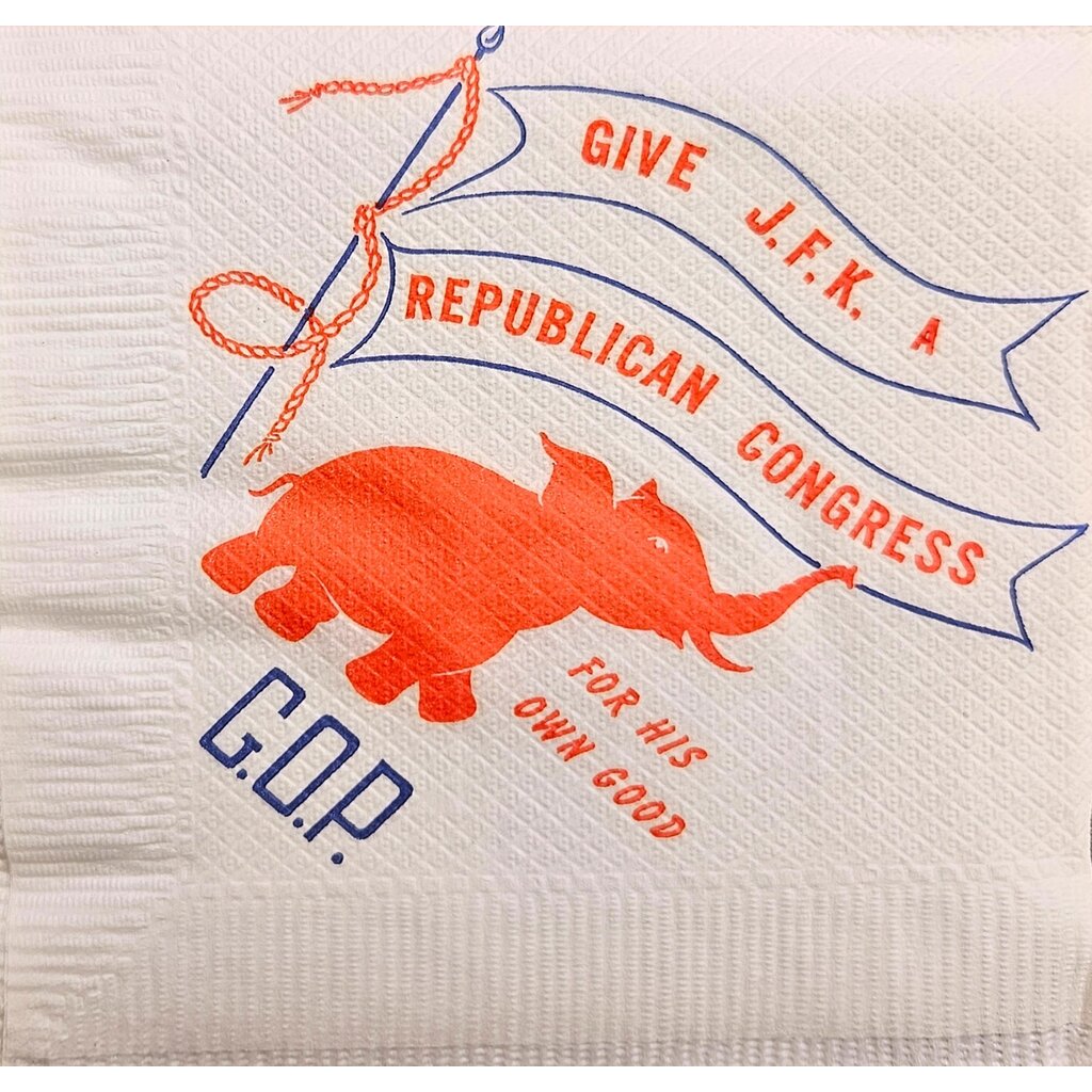 Kennedy (Anti) Napkin GOP set of 4