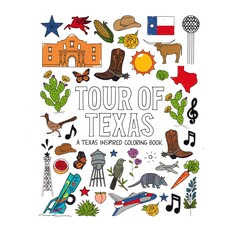 Tour Of Texas Coloring Book