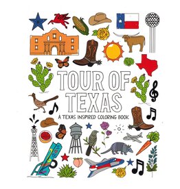 Tour Of Texas Coloring Book