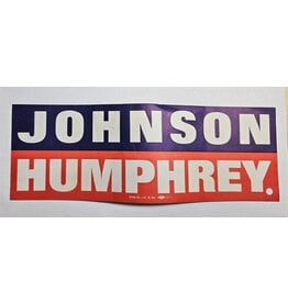 (short) Johnson/Humphrey Bumper Sticker