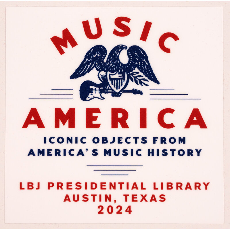 Americana Music America 3x3 sticker