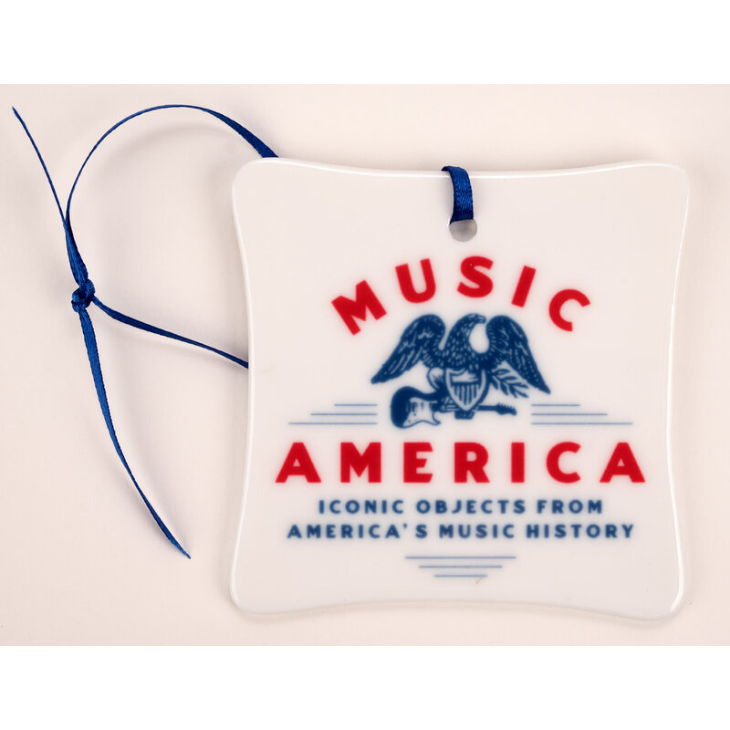 Americana Music America Ceramic Ornament