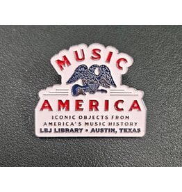 Americana Music America Enamel Pin