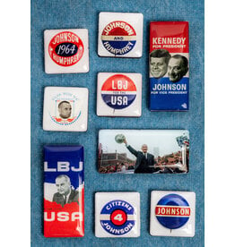 All the Way with LBJ LBJ Campaign Magnet Set