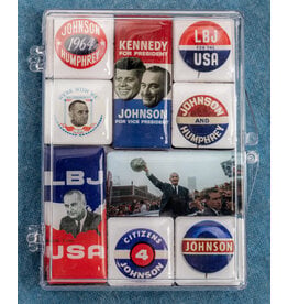 All the Way with LBJ LBJ Campaign Mini Magnet Set