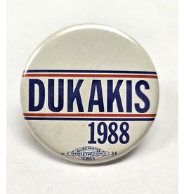 Dukakis 1988 Red and Blue Stripes