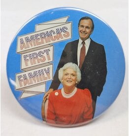 GHW Bush America's 1st Family blue