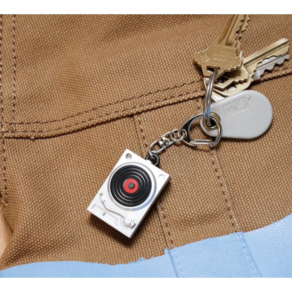 Hip-Hop Exhibit sale-Turntable Light-up Keychain