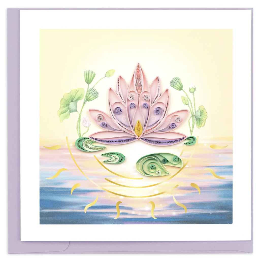 Vietnam Lotus Flower Quilling Card The Store at LBJ