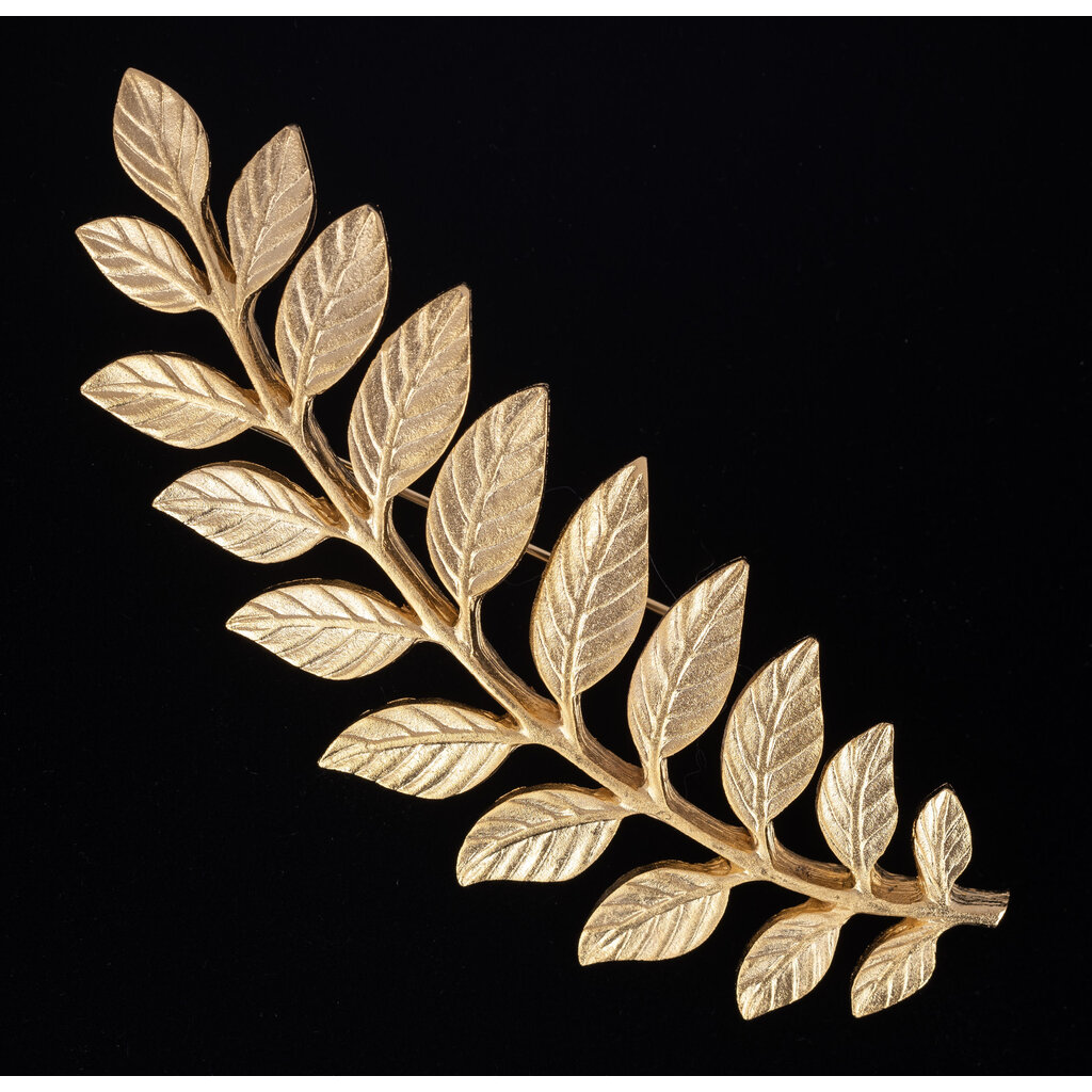 Lady Bird Johnson Olive Branch brooch