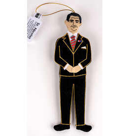 All the Way with LBJ President Johnson Satin Ornament