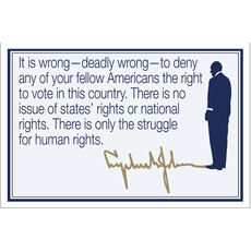 Civil Rights Right To Vote Postcard