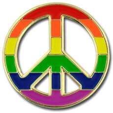 Civil Rights Pride Peace Tac Pin