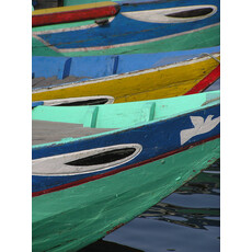 Vietnam Exhibit Hoi An Boats 9x12 photo/16x20 matted by Greg Davis