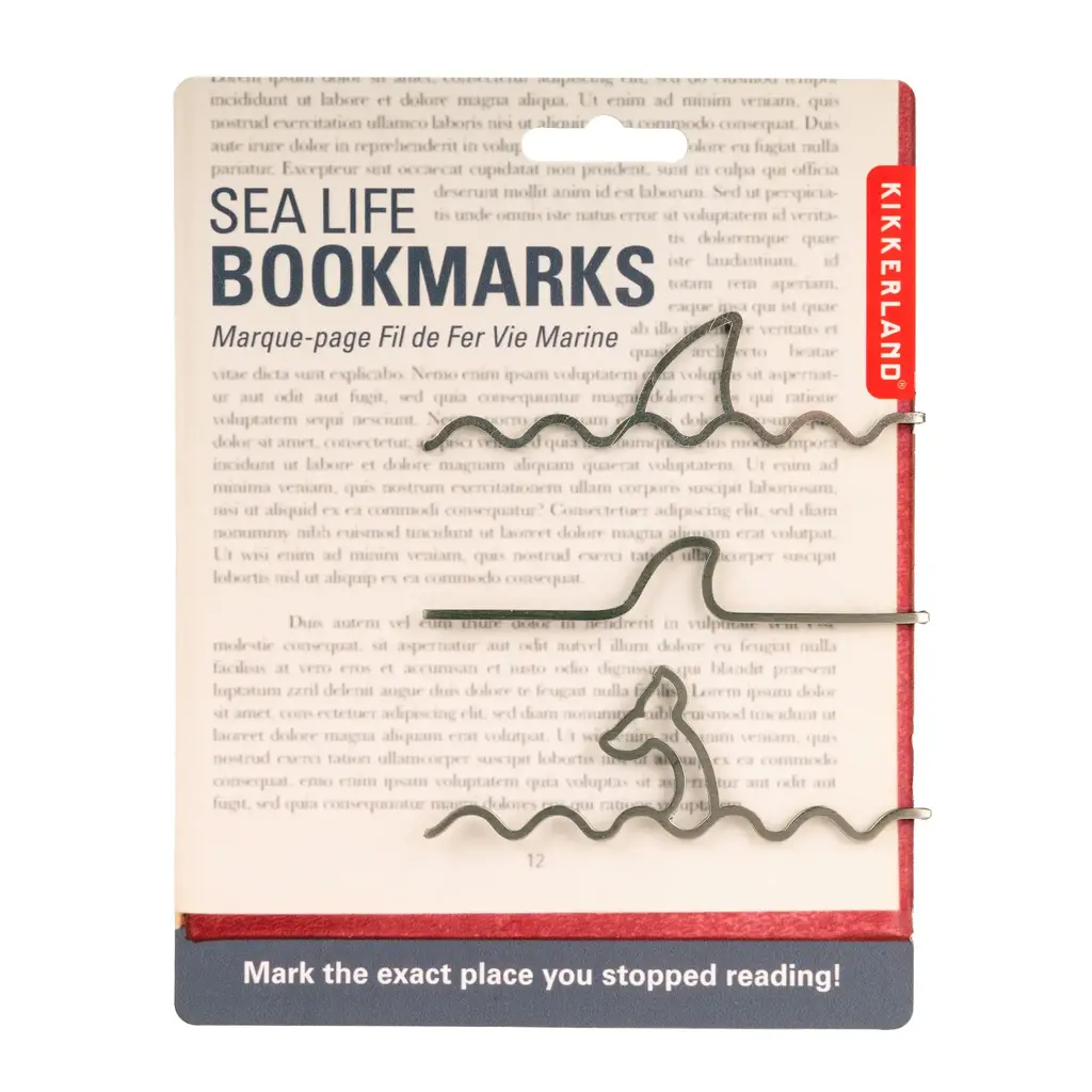Jaws Exhibit Sea Life Bookmarks set of 3