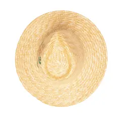 sale- Wheat Straw Palm Fedora 3"brim