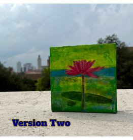 Sale sale-Lotus Multi Media 6x6 by Jean Schuler