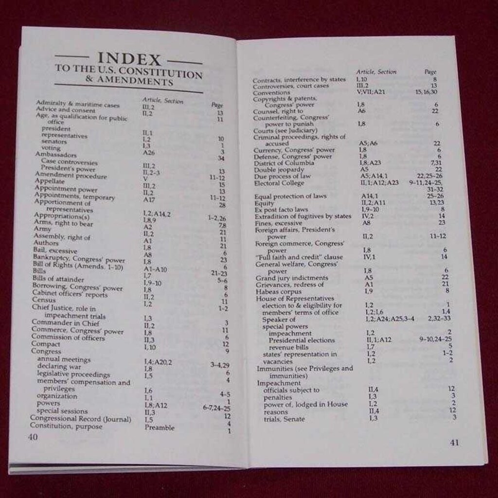 Americana Pocket Constitution PB