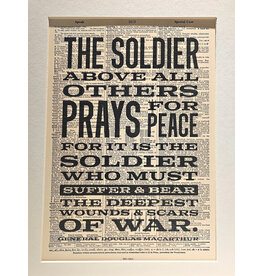 Vietnam Exhibit "The Soldier..." Print 11x14