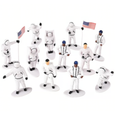 Americana Astronaut Figures bag of 12