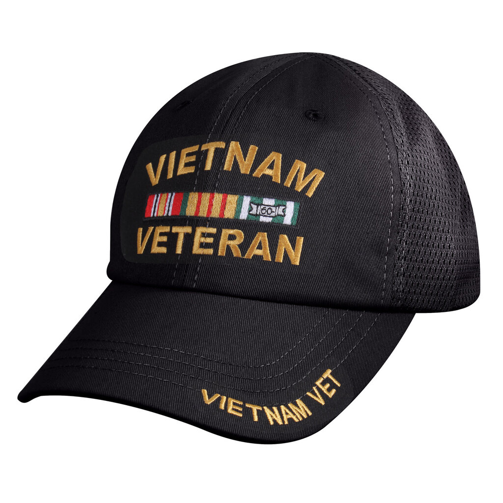 Vietnam Vietnam Veteran Mesh Black Cap