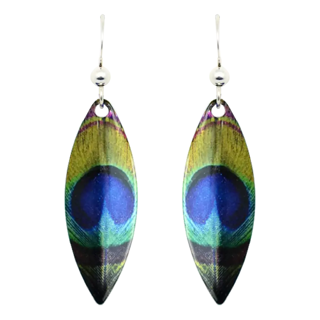Peacock Eye earrings