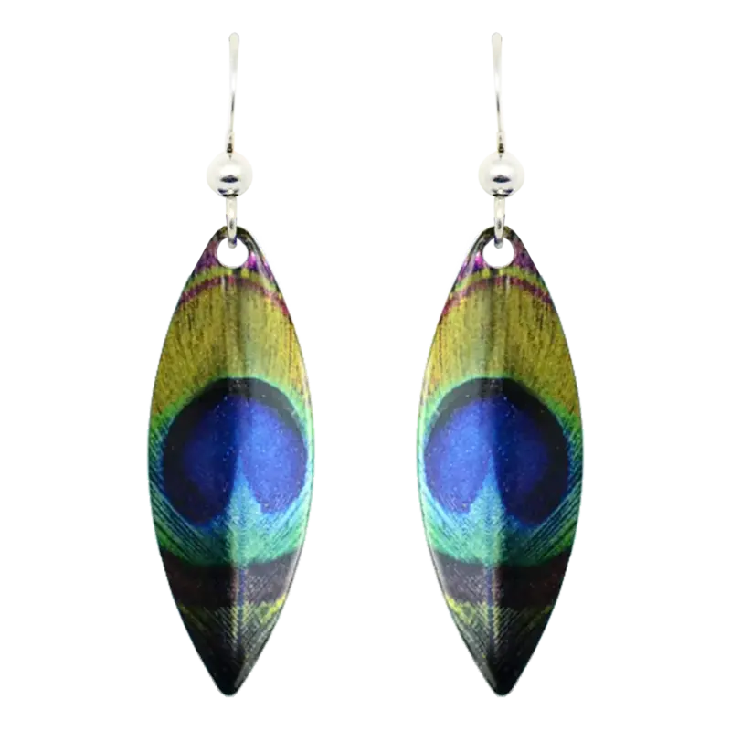 Peacock Eye earrings