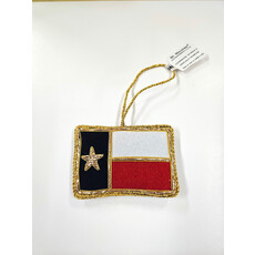 Austin & Texas Texas Flag Satin Ornament