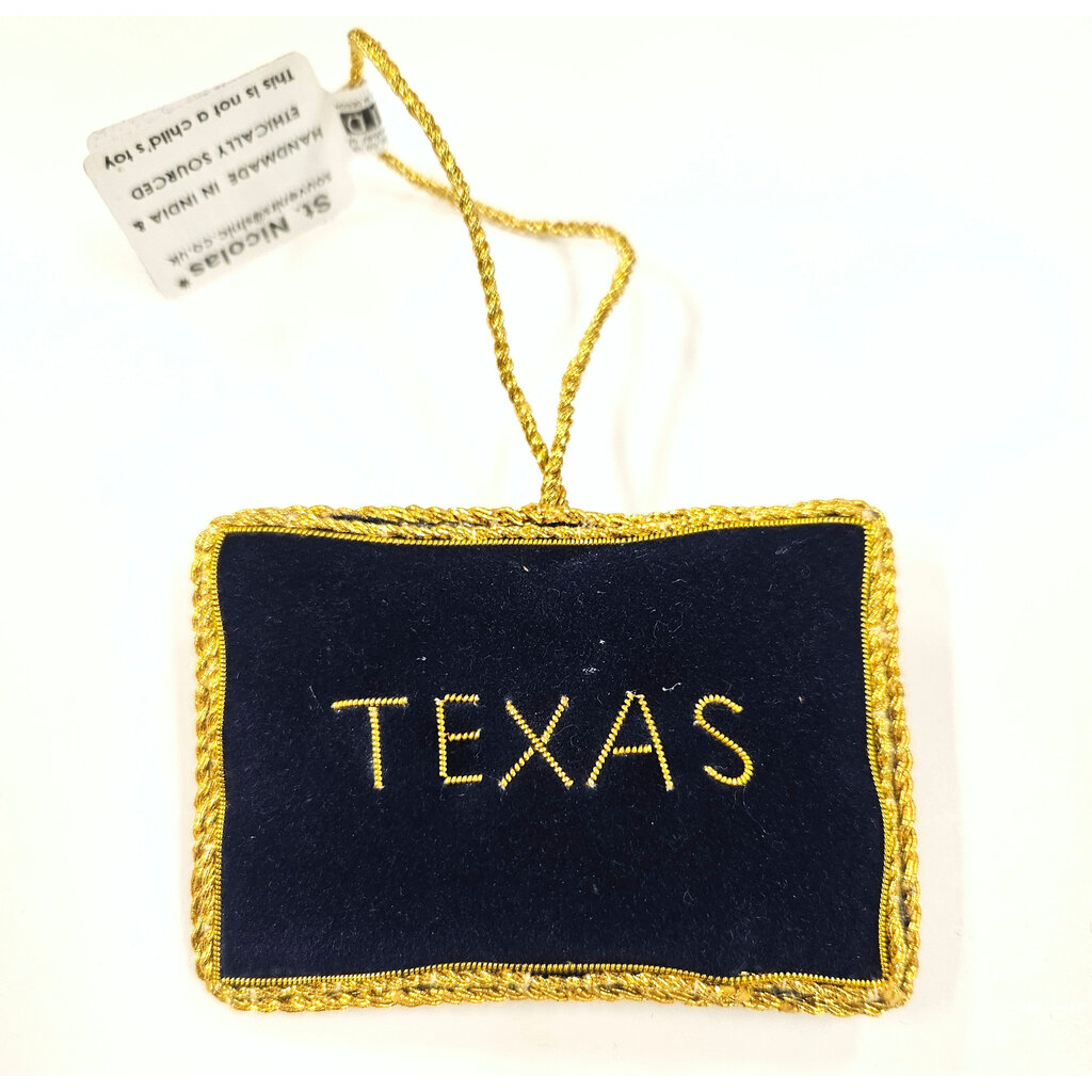 Austin & Texas Texas Flag Satin Ornament