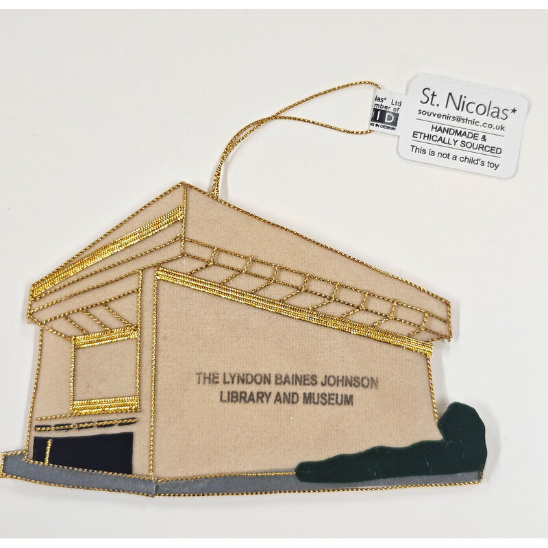 All the Way with LBJ LBJ Library Felt Ornament