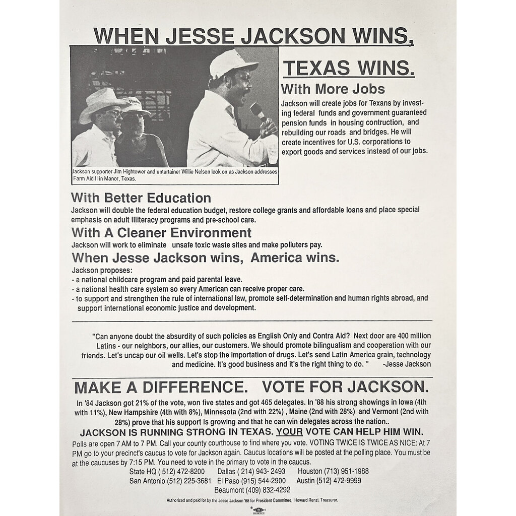 Jackson J When Jesse Wins Flyer