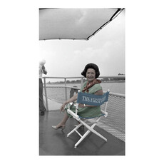 Lady Bird Johnson Lady Bird Directors Chair 42"x26" Print