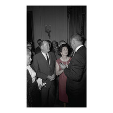 Lady Bird Johnson Lady Bird at signing of the Civil Rights Act 42"x26"Print