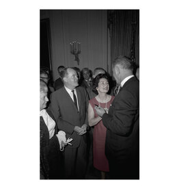 Lady Bird Johnson Lady Bird at signing of the Civil Rights Act 42"x26"Print