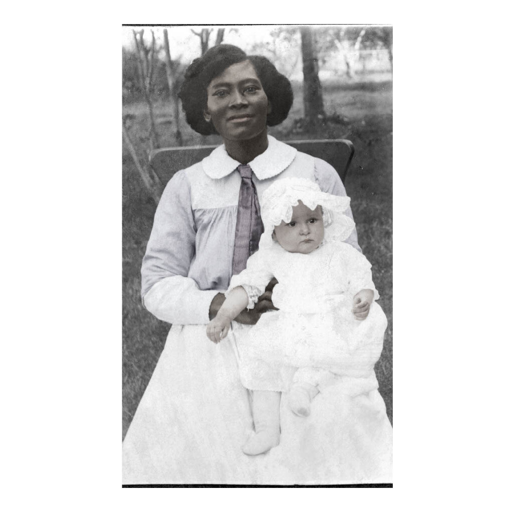 Lady Bird Johnson Alice Tittle and Lady Bird 42"x 26" Print