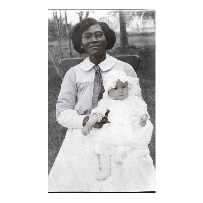 Lady Bird Johnson Alice Tittle and Lady Bird 42"x 26" Print