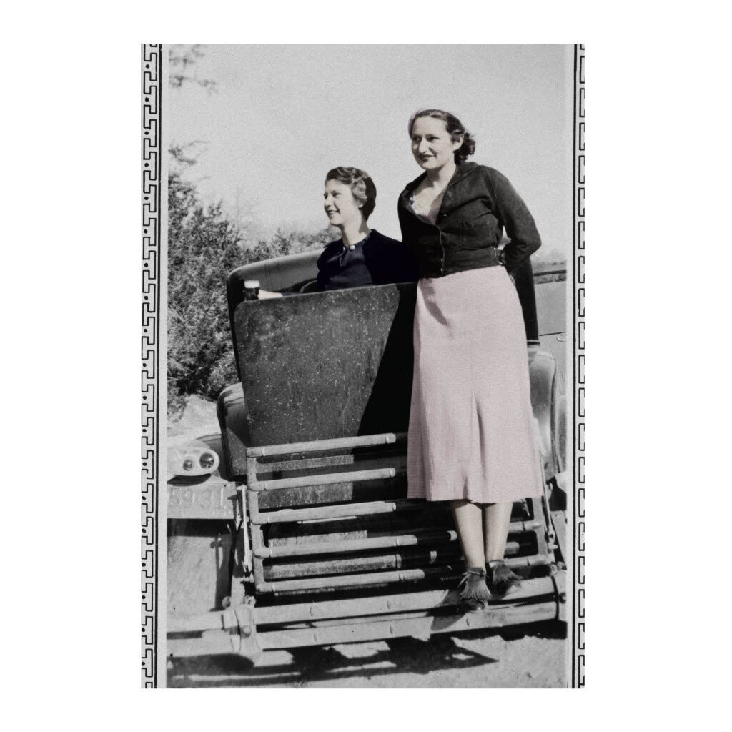 Lady Bird Johnson Lady Bird & Gene Boehringer 1934 22"x16"  Print
