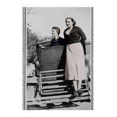 Lady Bird Johnson Lady Bird & Gene Boehringer 1934 22"x16"  Print
