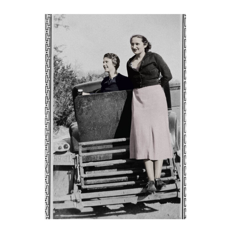 Lady Bird Johnson Lady Bird & Gene Boehringer 1934 22"x16"  Print