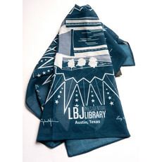 All the Way with LBJ LBJ Presidential Library Navy Bandana