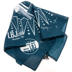 All the Way with LBJ LBJ Presidential Library Navy Bandana