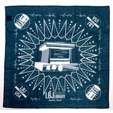 All the Way with LBJ LBJ Presidential Library Navy Bandana