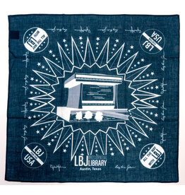 All the Way with LBJ LBJ Presidential Library Navy Bandana