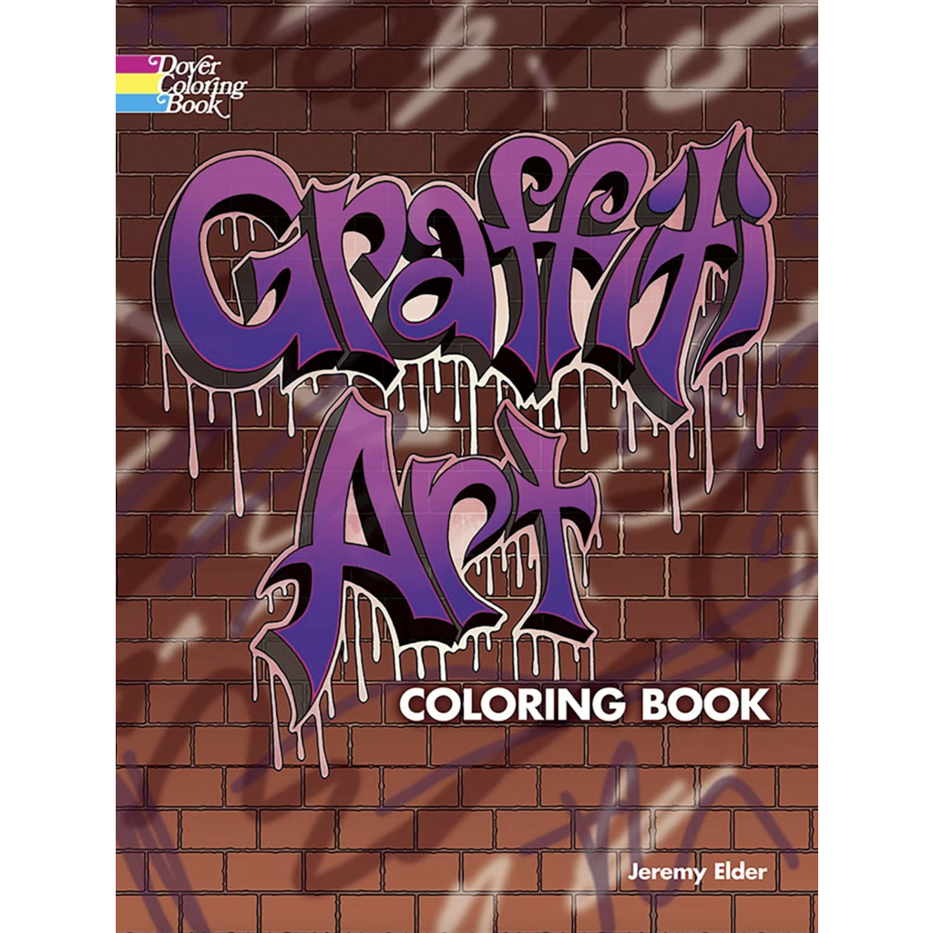 Hip-Hop Exhibit Graffiti Art Coloring Book