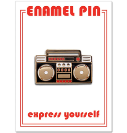 Hip-Hop Exhibit Boom Box Enamel Pin