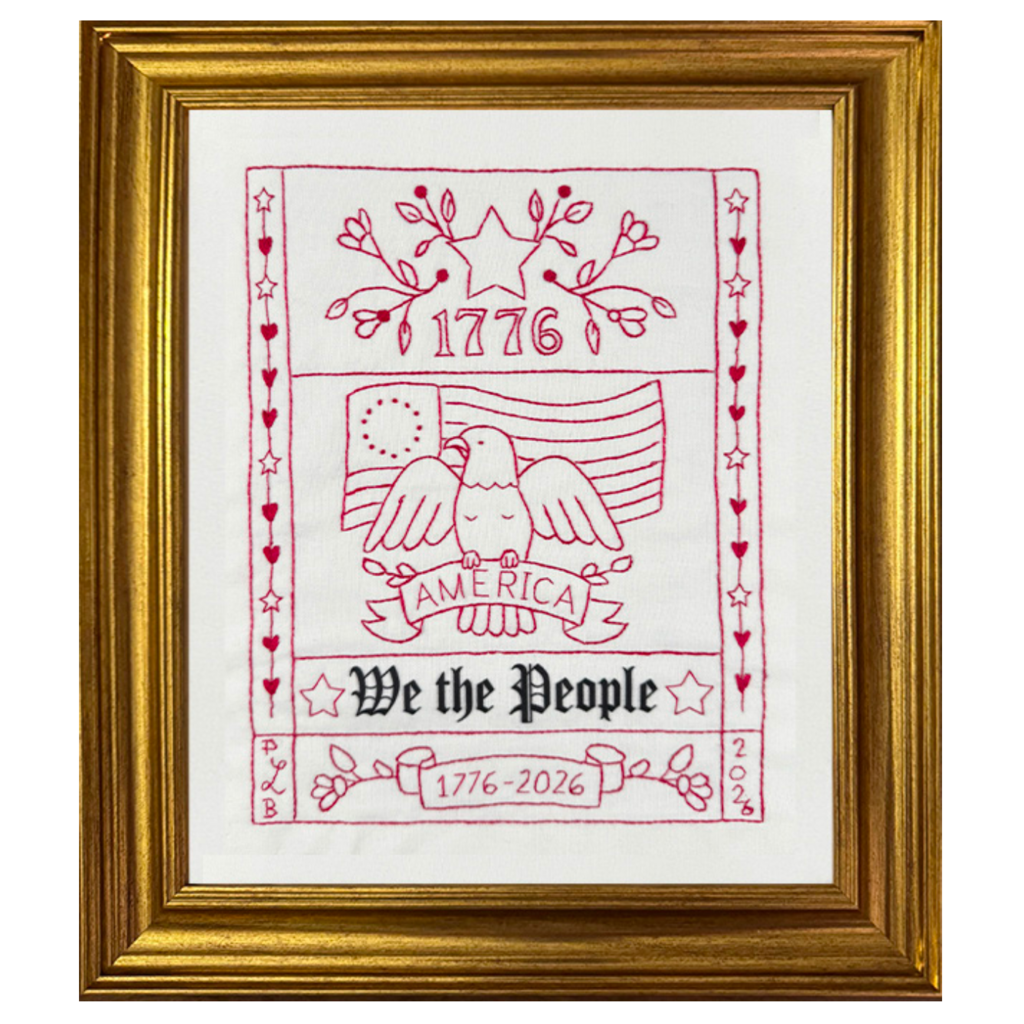 America 250 We The People 1776-2026 Embroidery Kit